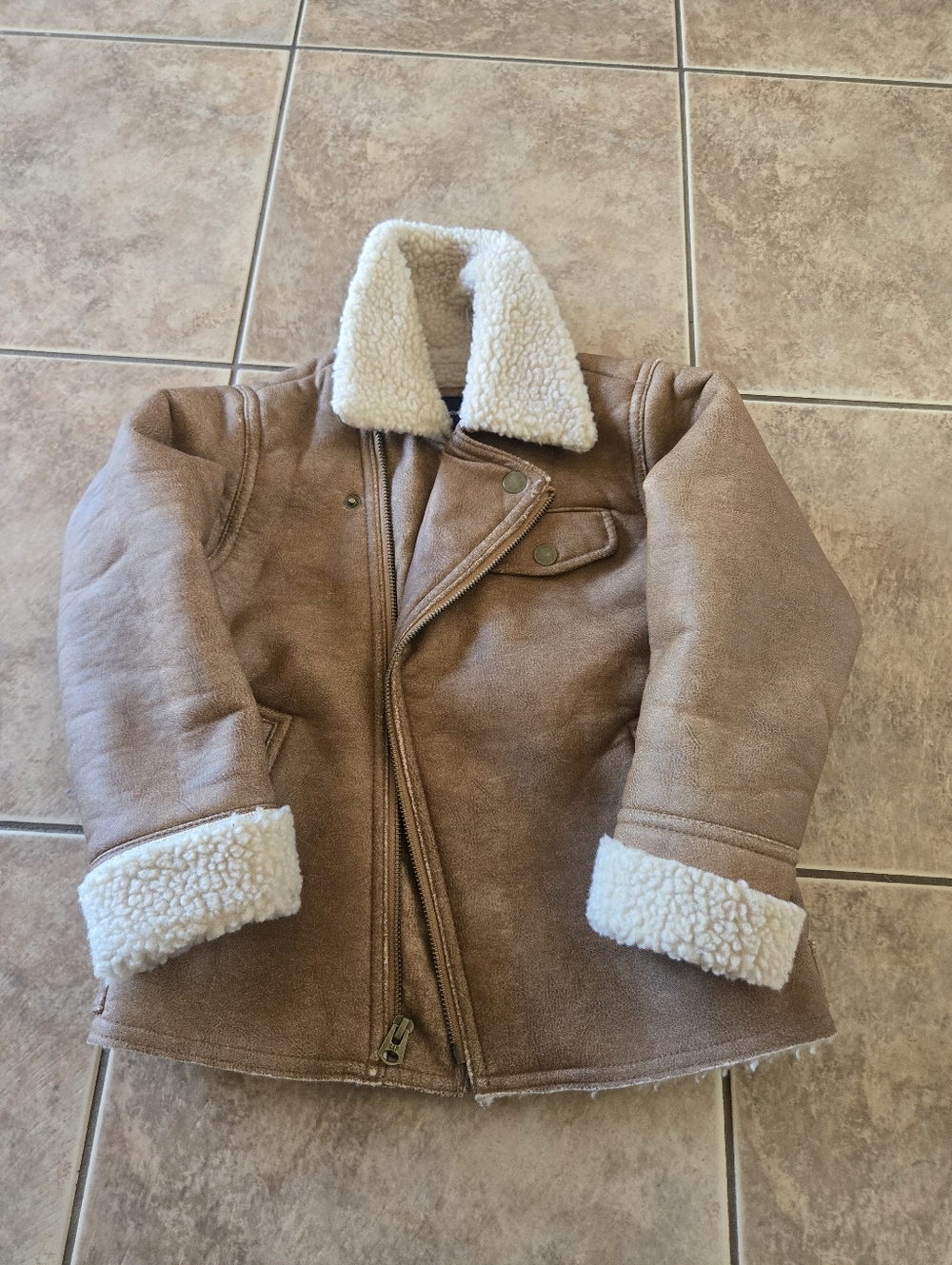 Gap kid's vegan suede jacket